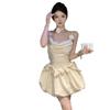 Princess on The Run Flower Suspender Dress Fairy Waist Dress Birthday Dress Premium Sense