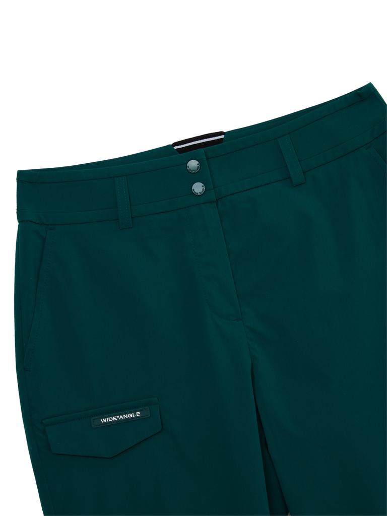 Wide Angle Co High Stretch Tapered Pants L_Dark Green