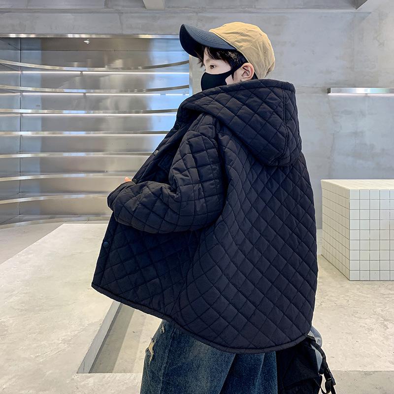 Boys' 2025 Winter Padded Jacket: Trendy Cotton Windbreaker for Kids