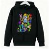 Autumn Winter Spravaki Character Collage Initials Printed Hoodies Fashionable Casual Warm Sports Long Sleeved Children's Boy Hooded Sweatshirts