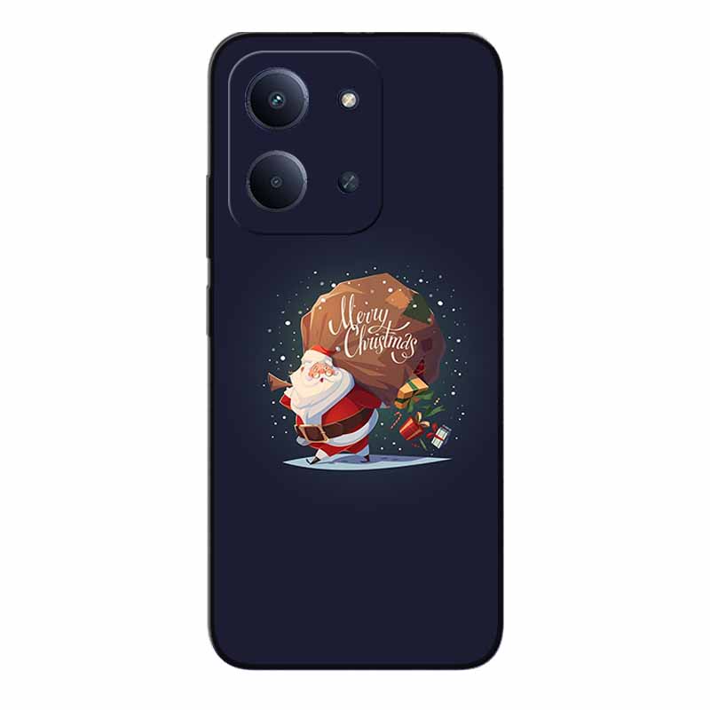 Christmas Phone Case For Redmi 15C 4G Global 171.5mm Case Black Silicone Bumper For Xiaomi Redmi15C 4G Cover 15C4G Cartoon Coque