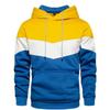 Herren Patchwork Hoodie Outdoor Freizeit Sportbekleidung Street Fashion Langarm Herren Fleece Thermopullover Herbst Winter Outdoor Kleidung