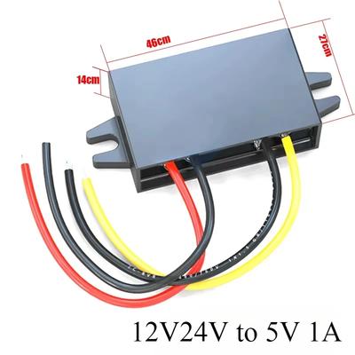 DC DC 12v 24v To 5v 12V To 5V 1A 3A 5A 8A 10A 5 Volts Voltage Reducer Step-down Module Power Converter Buck Voltage Converter