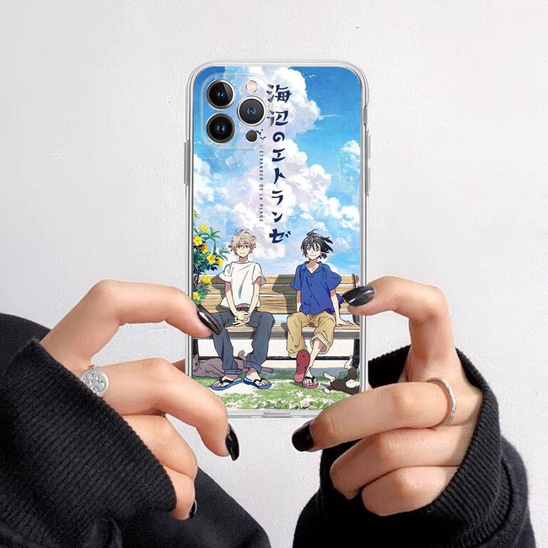 Anime Movie Umibe No Etranger Phone Case For iPhone 14 13 12 11 Pro Max XS X XR SE 2020 6 7 8 Plus Mini Transparent Shell