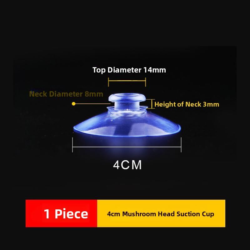 Powerful Double-Sided Silicone Suction Cup Glass Table Coaster Anti-Slip Pad Small Tea Table Vacuum Single-Sided Suction Fixa...