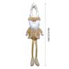 Christmas Doll Door Ornament Multipurpose Long Leg Doll Hanging Decoration For Tree Door Handle Bookshelf Curtain Window