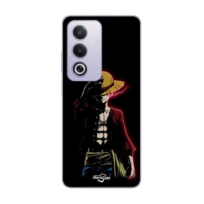 Coque de téléphone - Maniacase - Oppo A80 - One Piece - Manga - Souple - Noir