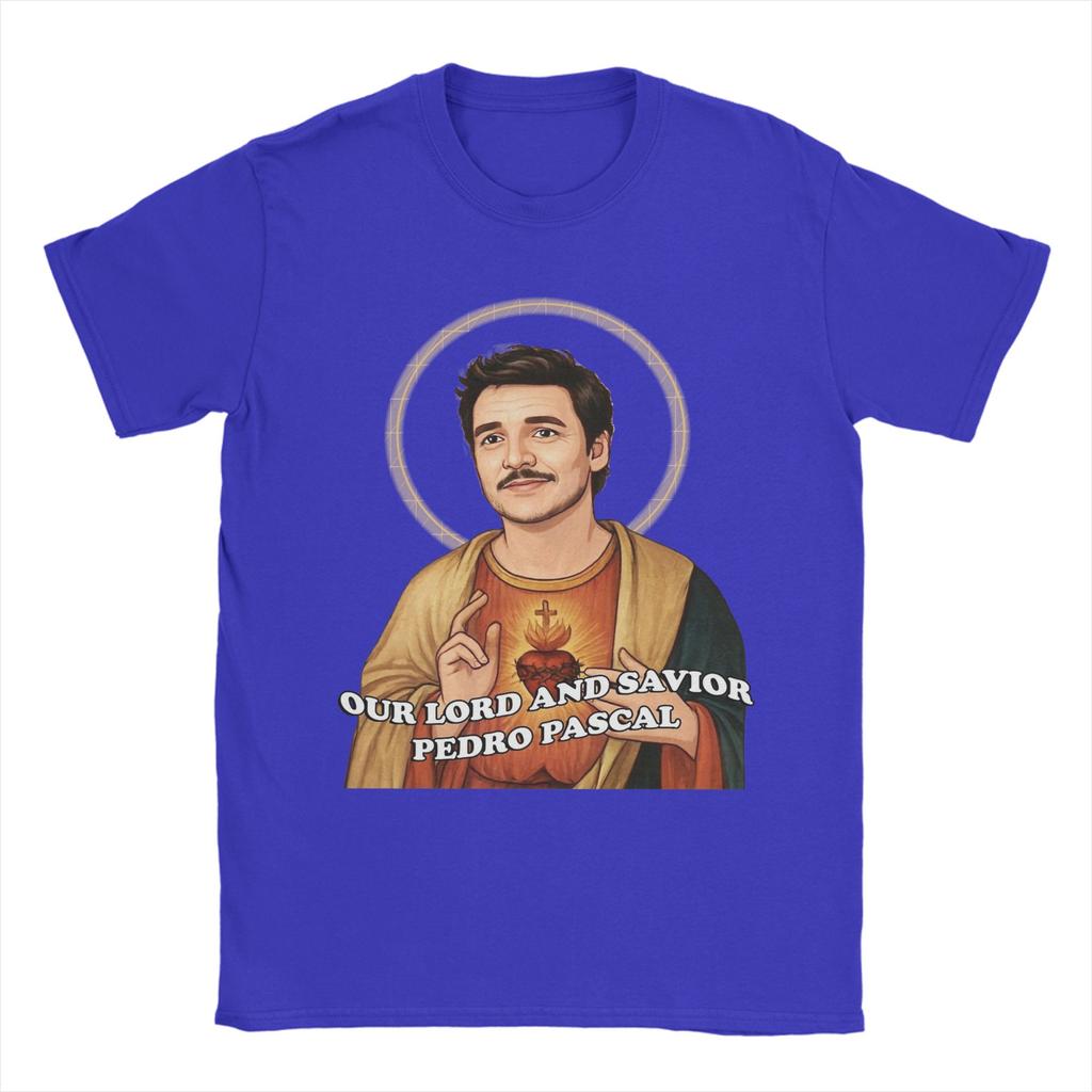 Unisex TShirt Pedro Pascal Unique Cotton Tees Short Sleeve T Shirt Round Neck Tops Original