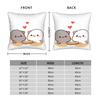 Pillow Cover Dudu Bubu   Retro Trendy Pillow Case For Sofa Car Home Decor Pillowcases