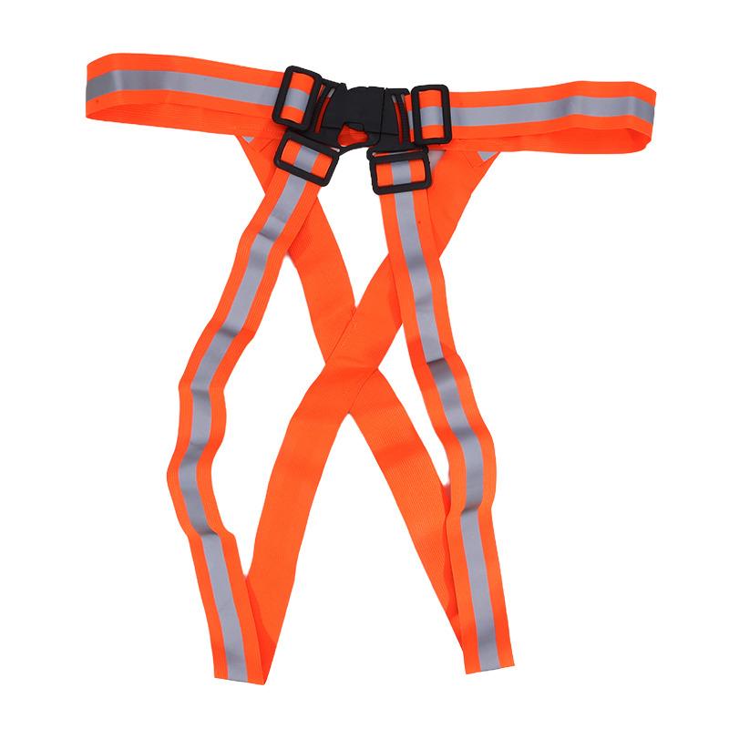 Cycling Highlight Reflective Straps Night Work Security Running Reflective Straps High Visibility Adjustable Reflective Vest