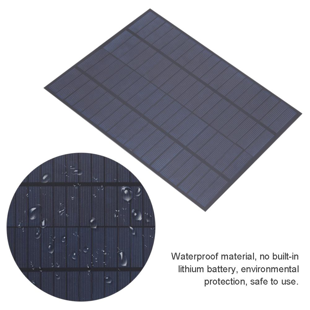 5W 18V DIY Solar Panel Intelligent Polycrystalline Silicon for  Charging 12V 165x220mm