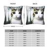 Cat Owl Funny Meowl Cat Meme  Pillow Cover  Soft Cushion Cover Funny Pillow Case For Sofa Couch Bed Living Room
