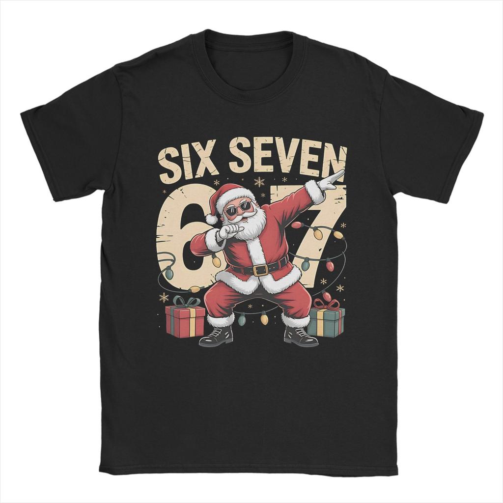 Men Women New Arrival Christmas Bruh 67 Six Seven 6 7 Italian Brainrot Meme Tee T Shirt Pure Cotton T-shirts Clothes