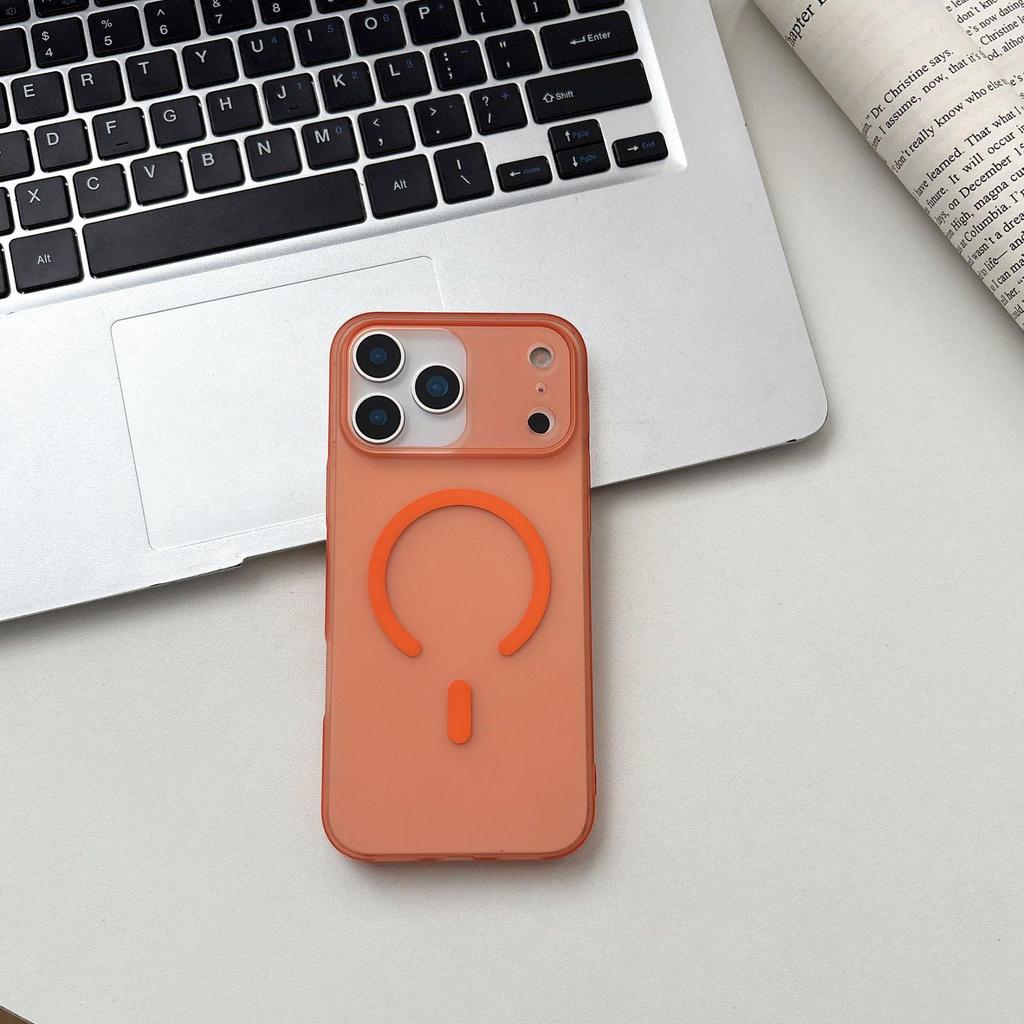 Ice Mist Magnetic Frosted Case for iPhone 17 Pro Max - Semi-transparent, Skin-feel, Hard PC Protective Cover