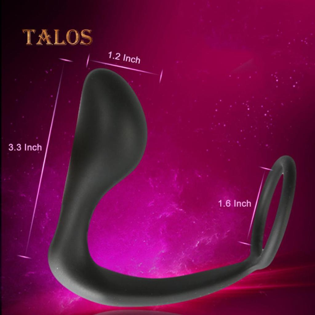 Mens Prostate Pspot Silicone Massager Anal Butt Plug Cockring Masturbator Male Sex Toy