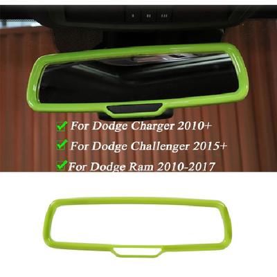 Inner Rearview Mirror Frame Cover Trim For Dodge Challenger 15+Ram 10-17 Green