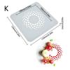 Antihaft Backform mit Druck Einfache Entformung Handwaschbar Manuelle Entformung DIY Dessert Dekoration