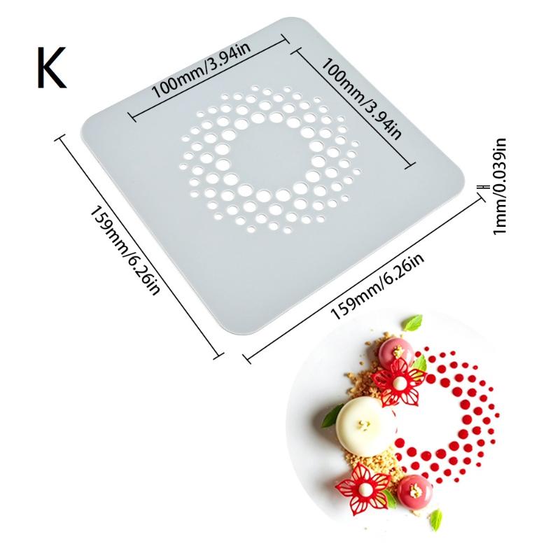 Antihaft Backform mit Druck Einfache Entformung Handwaschbar Manuelle Entformung DIY Dessert Dekoration