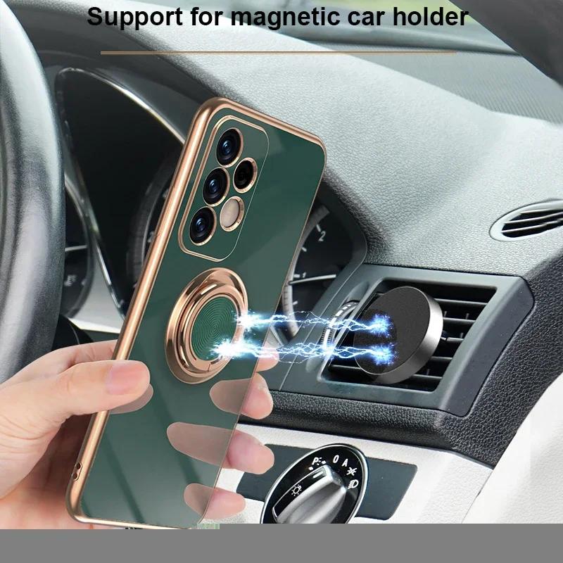 Etui z uchwytem na pierścień do Samsung A56 A36 A26 A 16 06 55 35 25 15 05S 73 72 71 54 53 52S 51 34 33 32 24 23 22 21S 14 13 Pokrowiec