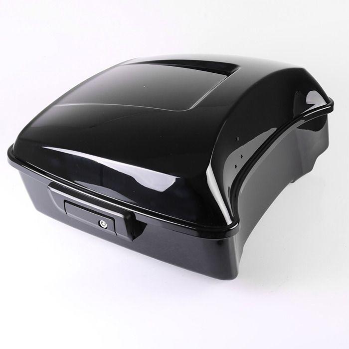 Complete Set - Chopped LB Top Case + TP Mount - Harley Street Glide/Touring 2014–2023 - Gloss Black - ABS