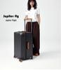 New Wide Pull-Rod Leather Luggage: Women's 20-inch Travel Case, Men's Carry-On, 24-inch, 28-inch with Combination Lock, Large Capacity