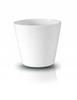 Ceramic Flower Pot, White, 8.5 Cm