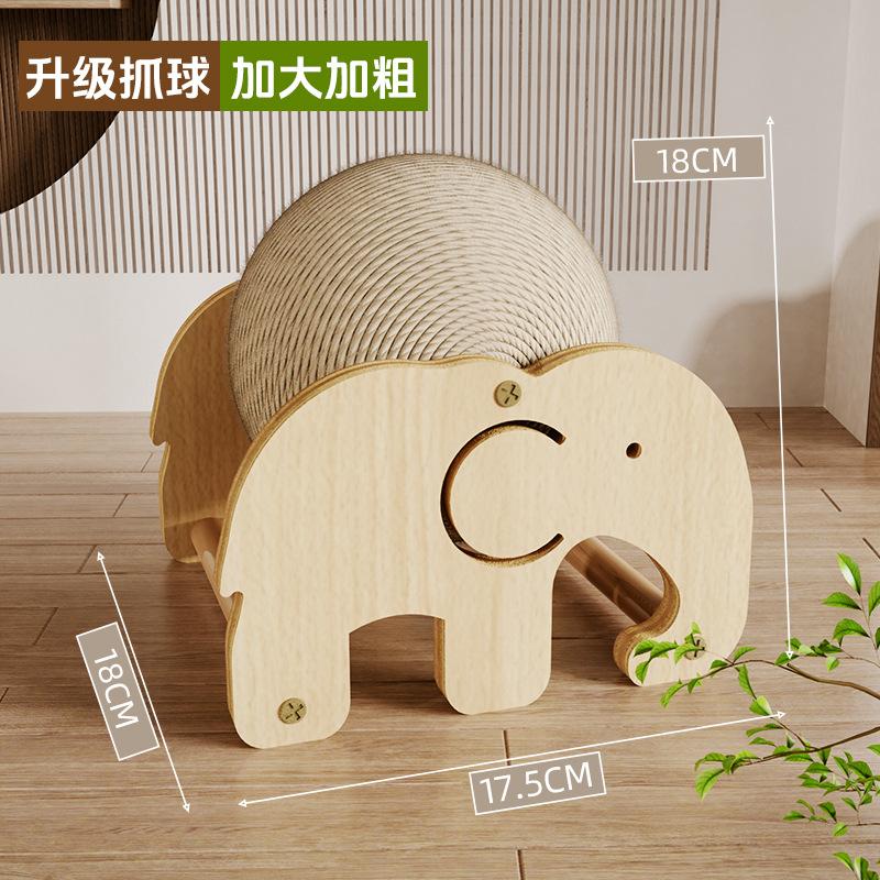 Vertical cat scratching board, durable and scratch-resistant, does not shed debris, sisal ball, a self-entertaining tool for cats to sharpen