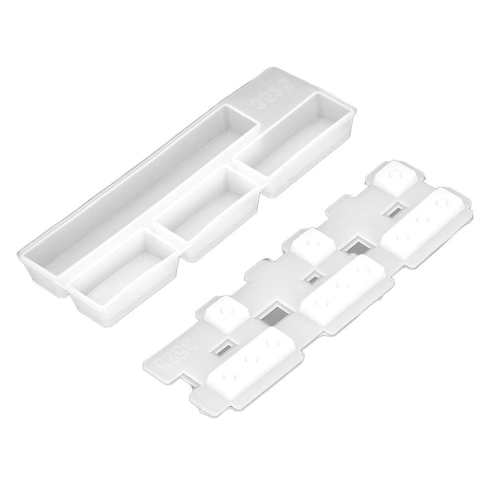 White Silicone Keycap Mould Reusable Bright Surfaces Keycaps Silicone Mould Clear Personally Constructed Resin Keycap Mould