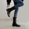 Women's Low-heeled Short Boots Autumn and Winter New Thick-heeled Large-size Comfortable Casual Short Boots