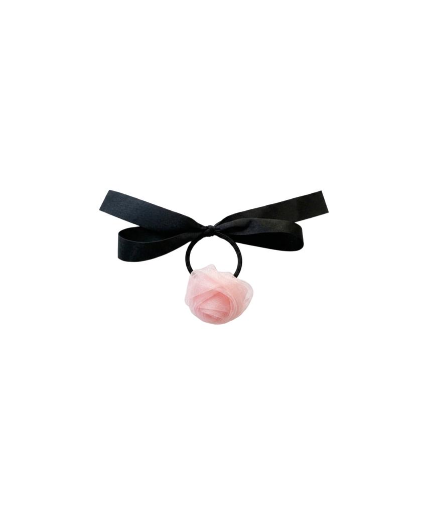 Lilykori Dual Floral Ribbon Hair Tie