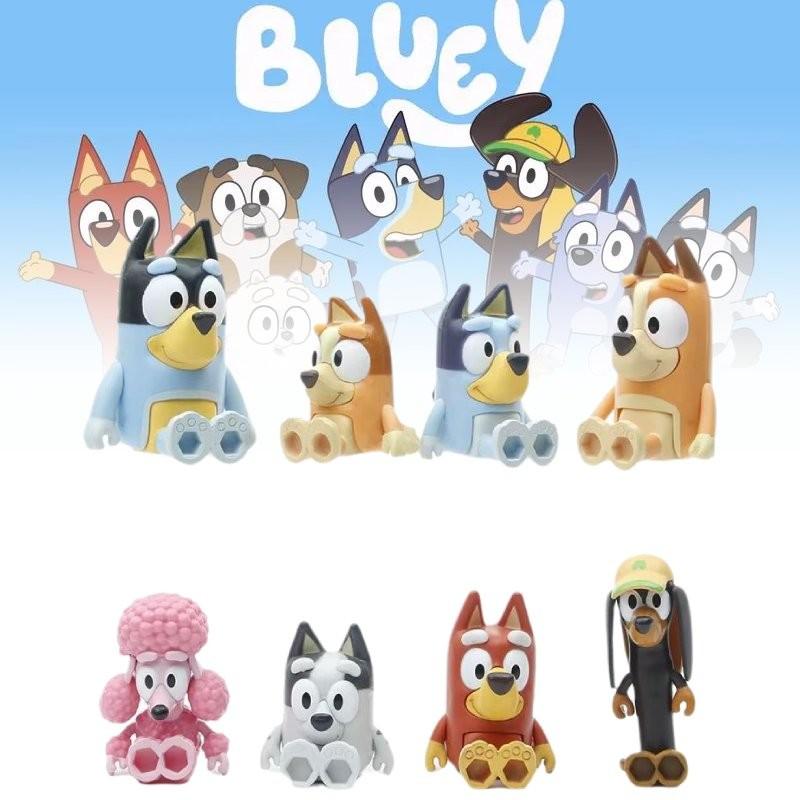 Adorable Pvc Dog Figurine Set Includes 8 Cute Jointed Characters For Collectors