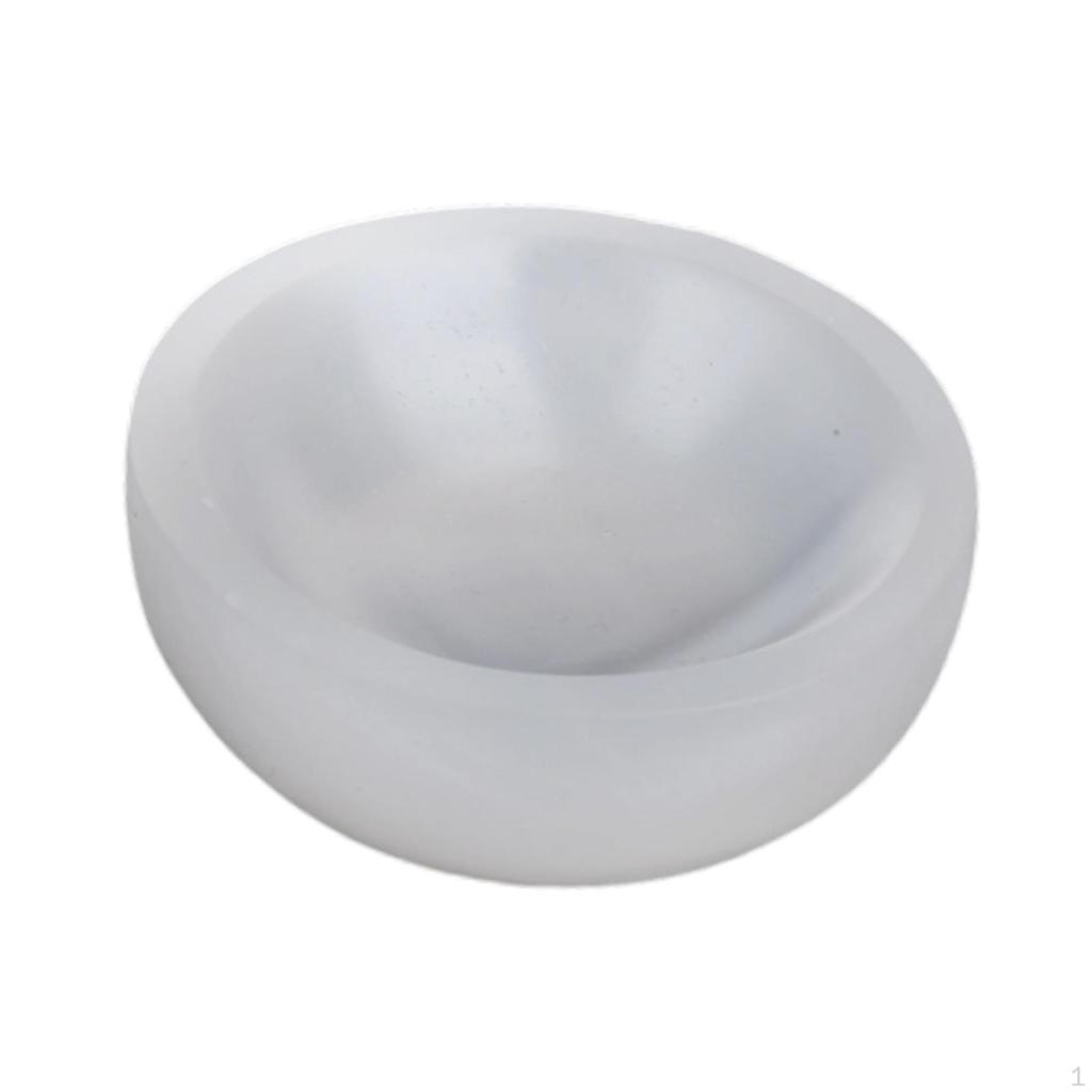 Decorative Selenite Bowl, Handmade Ornament, DIY Jewelry Stone Holder for Centerpiece, Living