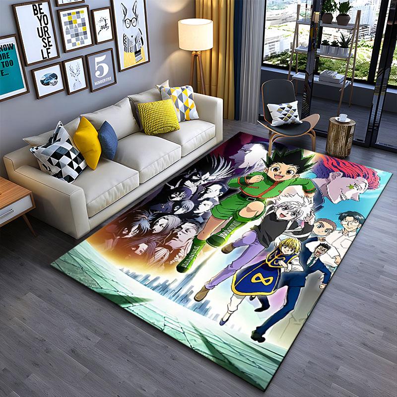 Anime Group Heroic Adventure Suitable As a Non-slip Mat for the Living Room or Bedroom Sofa