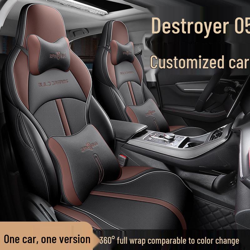 BYD Destroyer 05 Leather Car Seat Cover - All-Season Universal Cushion