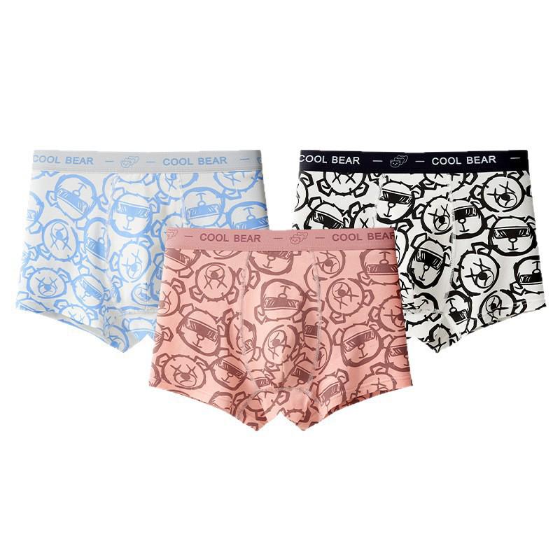 Custom Children's Cotton Boxer Briefs for Teen Boys - Plus Size, Class A Quality