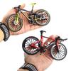 Erlebe spannende Finger-MTB-Rennen mit KaKBeir 1:10 Mini-Legierungsfahrrad-Druckguss-Metall-Simulationsspielzeug für Sammler, Erwachsene, Kinder