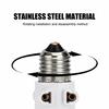 1 PCS E27 PBT Fireproof Bulb Adapter EU Plug Lamp Holder Base Socket AC100-240V 4A for Home Office Lighting