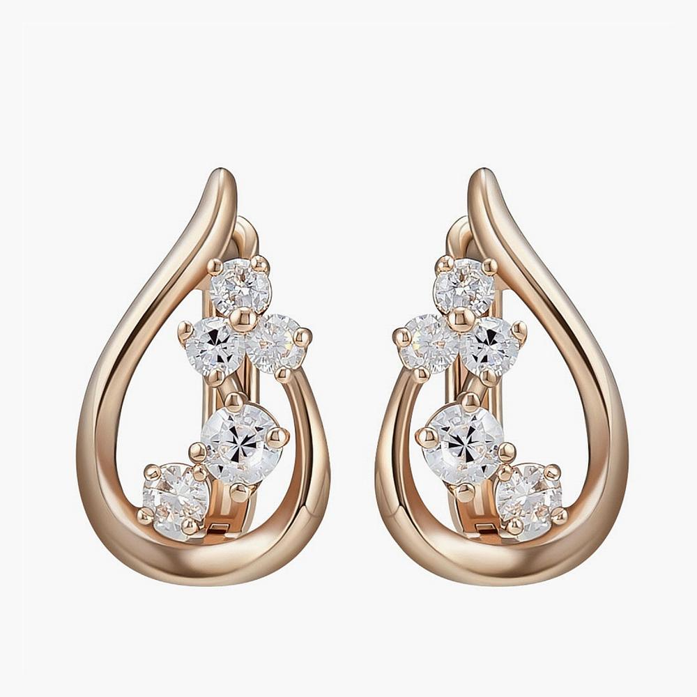 Monograph Madarin Earrings Mger007S 14K Gold Plated