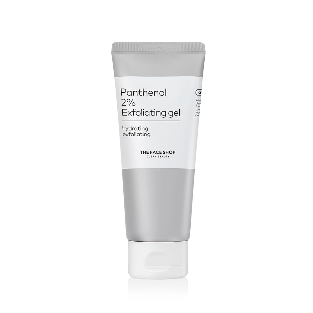The Face Shop Alltimate Panthenol 2% Exfoliating Gel 150ML - Daily Peeling Gel with Panthenol & AHA/BHA, Gentle Exfoliator for Smooth, Glowing and