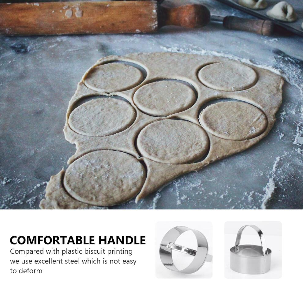 Stainless Steel Biscuit Cutters Round 3 Pcs