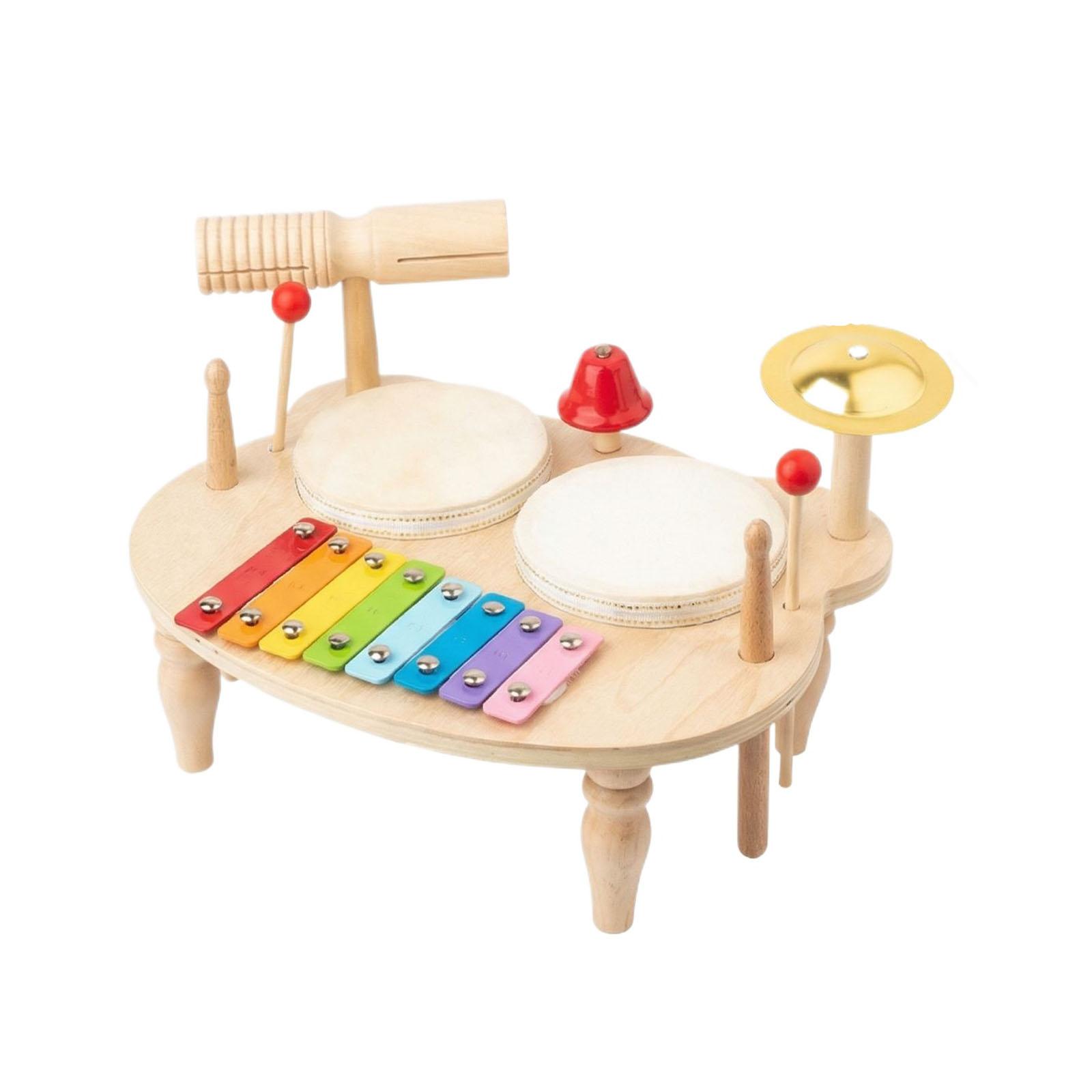 

Children s Wooden Orff Percussion Instruments One Size