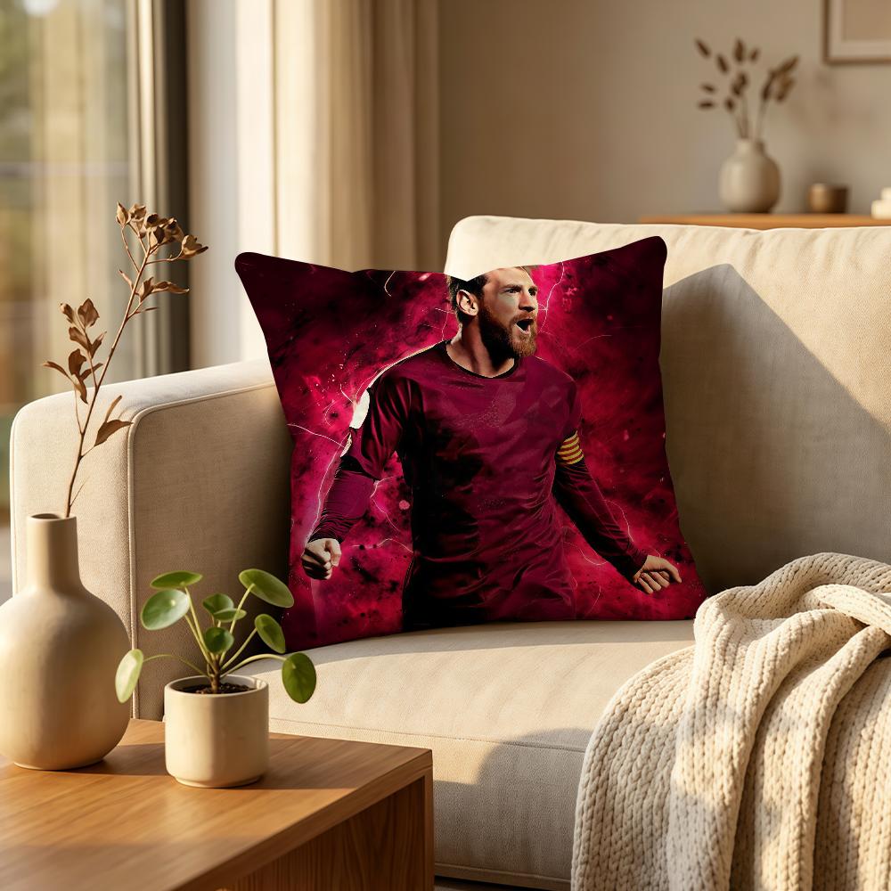 Goat Football Cushion Cover Comfortable Decorative For Bedroom Living Room Dormitory Picnic And Holiday Decoration Mmessi