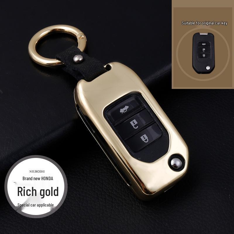 

Honda 9th Gen Accord & 9.5 Gen CR-V Key Cover: Metal Shell for Folding Key