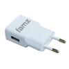 Universal USB Mains Charger - GENERIC - Famz - 1000 mAh - White - Lightweight and Compact