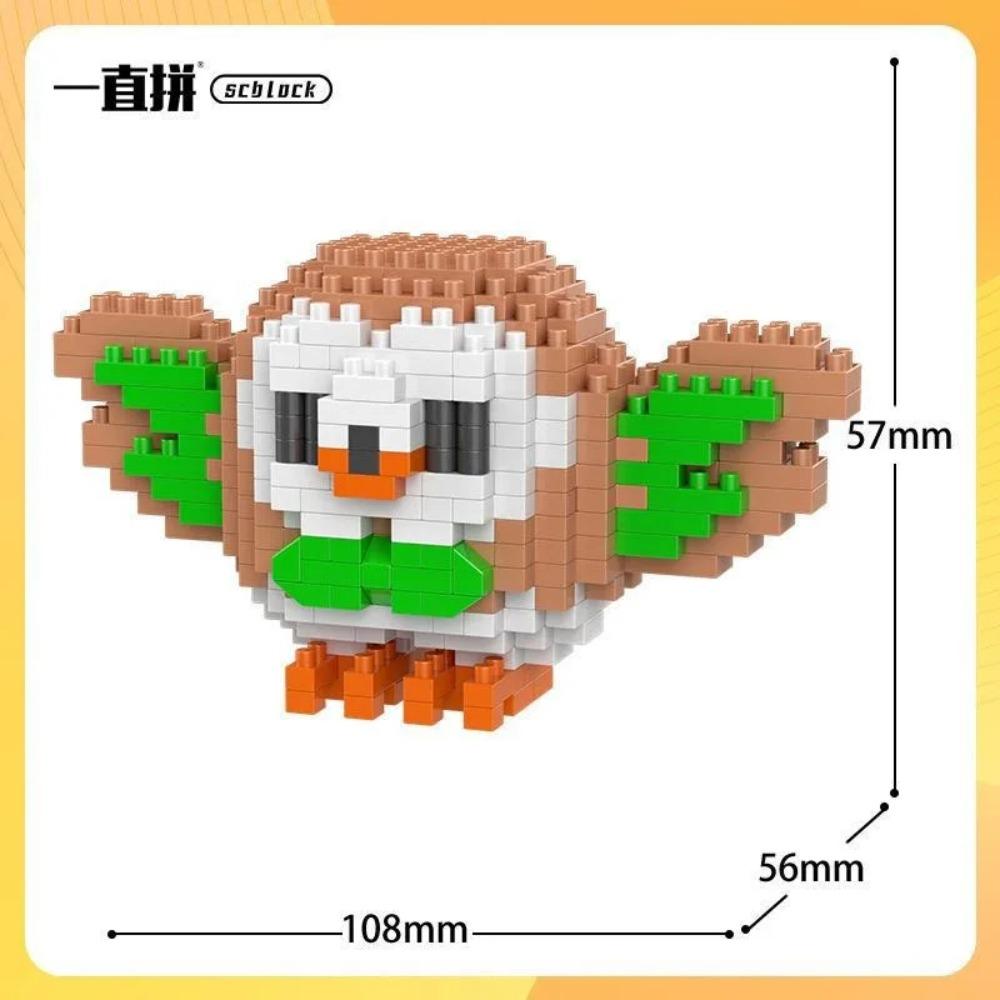 Pokemon Building Blocks Small Cartoon Mini Block Pikachu Charizard Eevee Mewtwo Anime Assemble Action Model Dolls Boys Toys