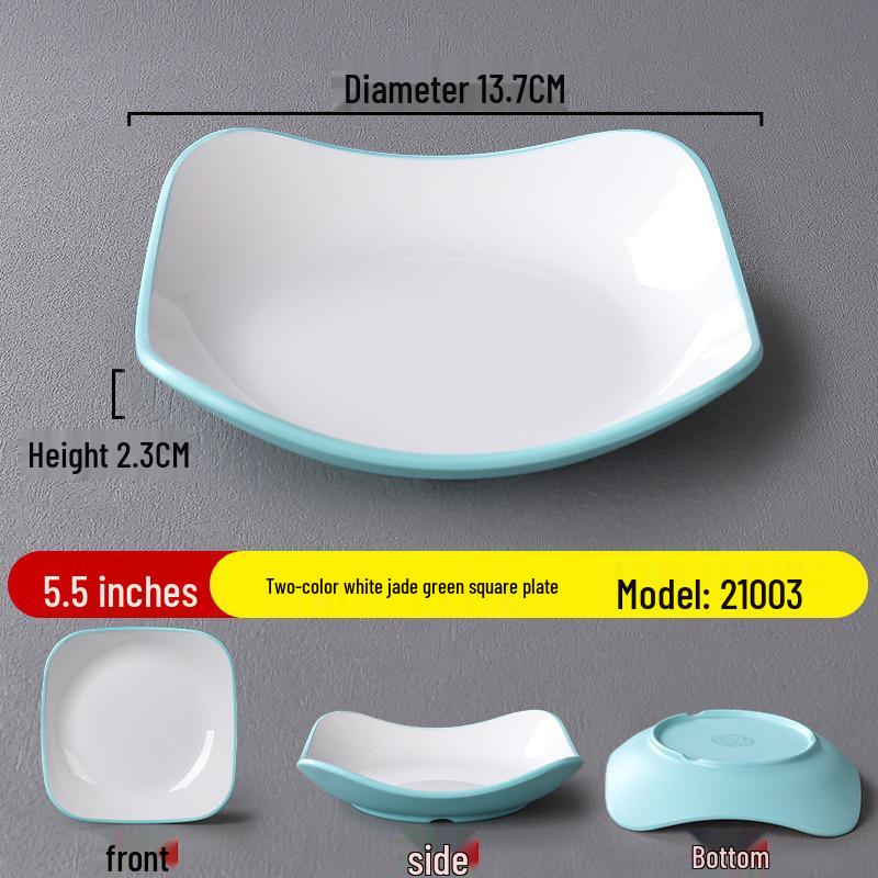 Melamine Tableware: Creative Dipping Sauce & Seasoning Plate for Restaurants