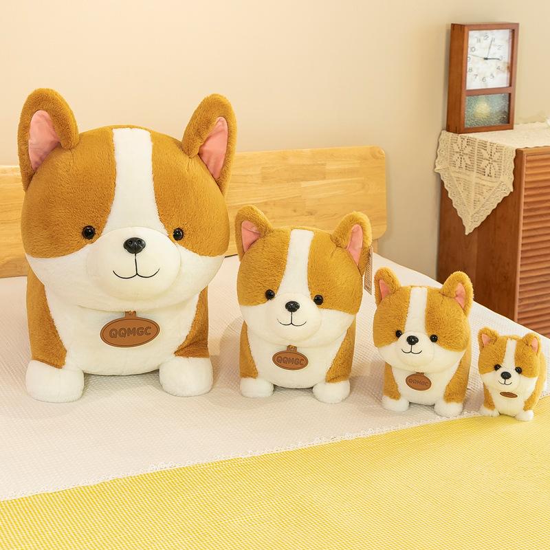 Cute Heart Ass Corgi Doll Plush Toy Short Legs Rag Doll Girl Sleeping On Bed Pillow