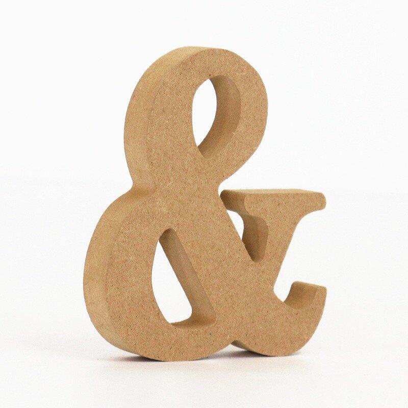 Freestanding DIY Wooden Letters & Numbers: Home, Wedding, and Photography Decor