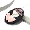 Neue moderne runde Acryl-Broschen für Damen, Mode, Hut, Mädchenfigur, Abzeichen-Pins, Büro Schmuck, Tasche, Kleidung Zubehör, Geschenke