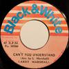 7inch Record LARRY MARSHALL  KING TUBBY  Cant You Understand  Locks Of Dub NONE Black  White Jamaica Reggae Ska  Dub Used